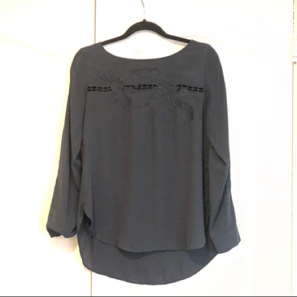 Blue-grey Loft blouse - Picture 2 of 5